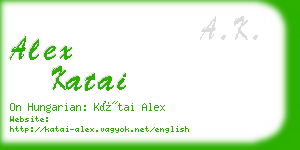 alex katai business card